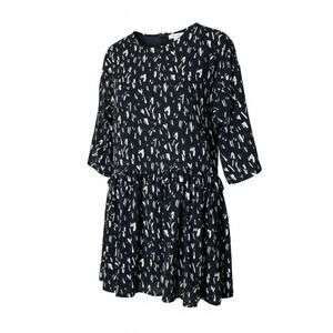 ASOS black and white half sleeve oversized shift dress size 6 B92